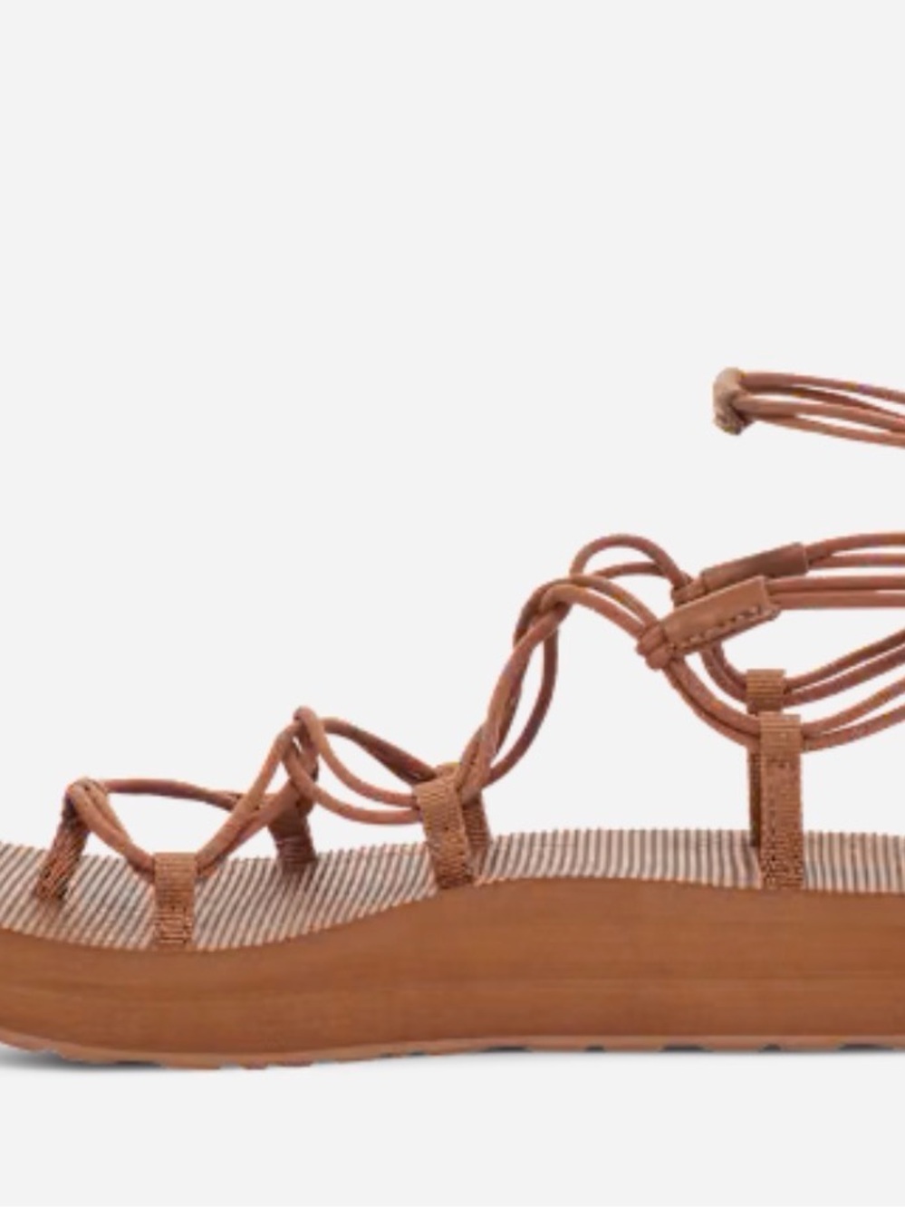 Teva Women's Strappy Sandal in Brown Tan